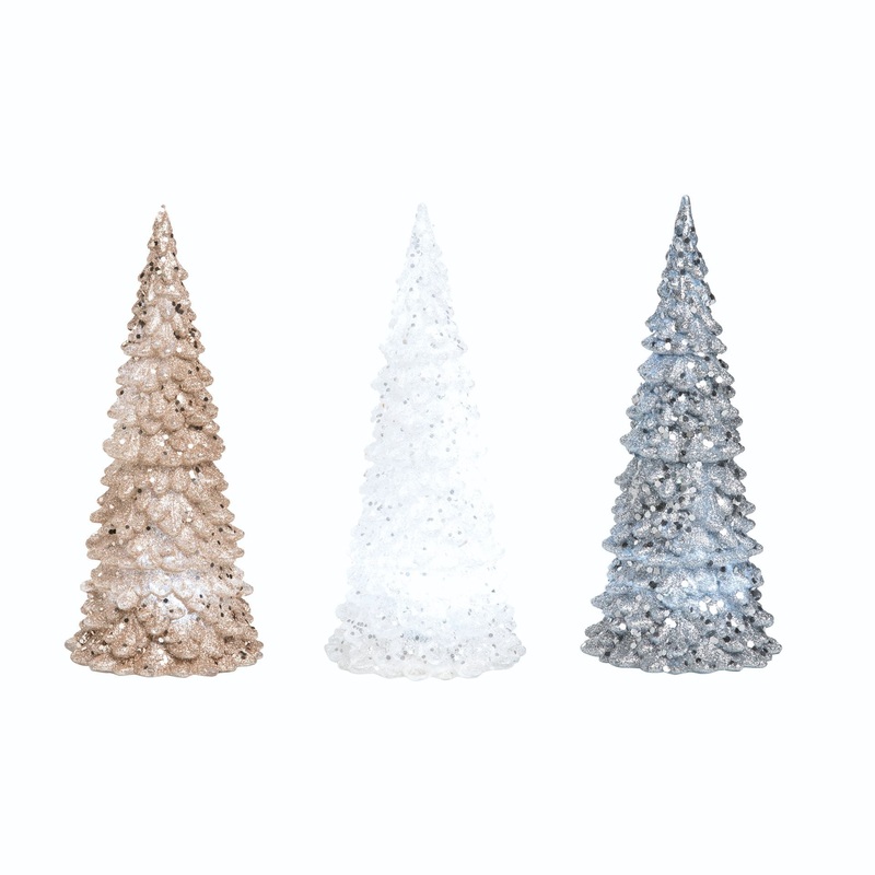 Transpac Acrylic Light Up Christmas Tree