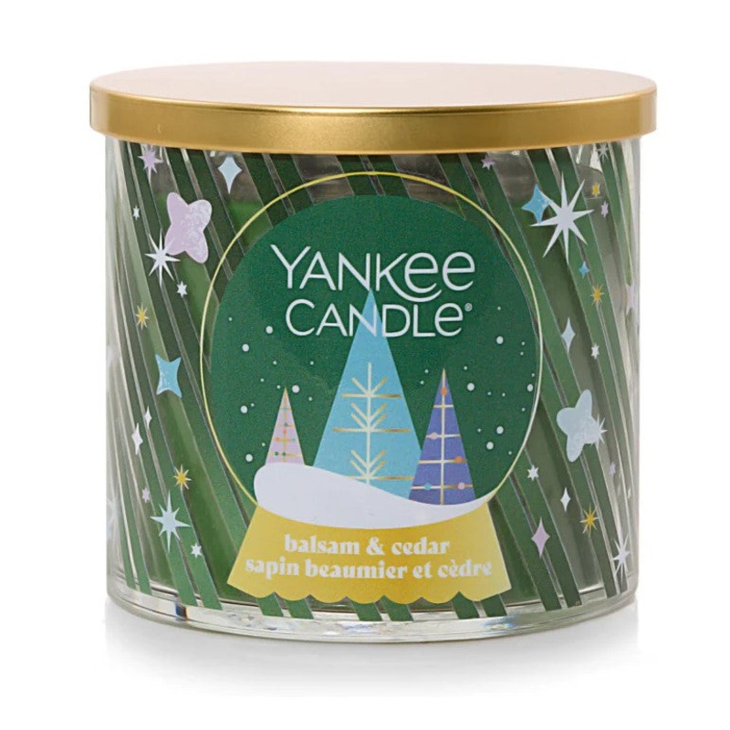 Yankee Candle 3-Wick Candle – Balsam & Cedar