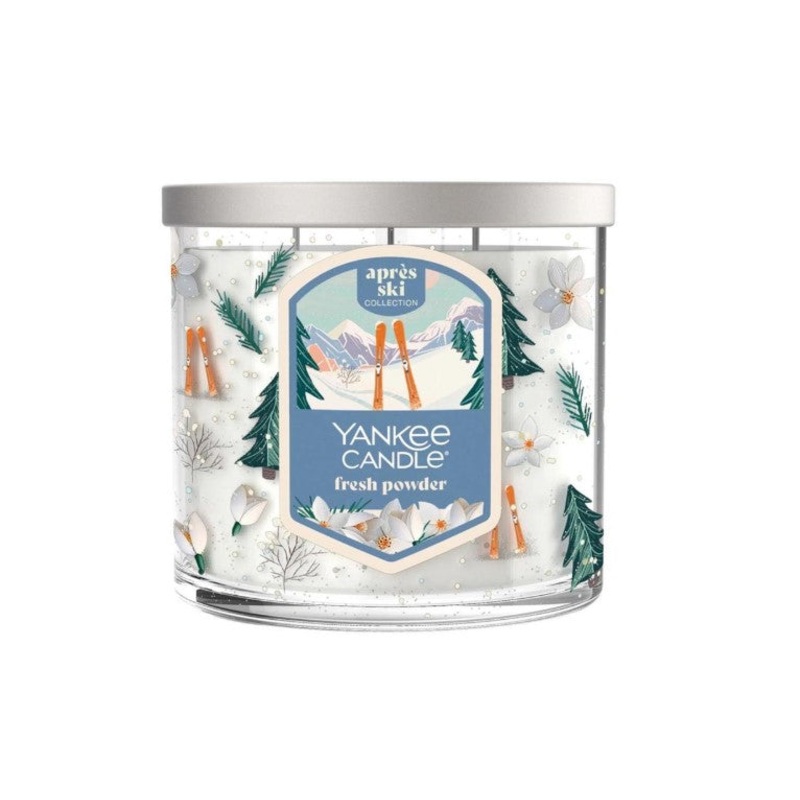 Yankee Candle 3-Wick Candle – Fresh Powder