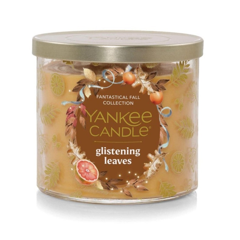Yankee Candle 3-Wick Candle – Glistening Leaves