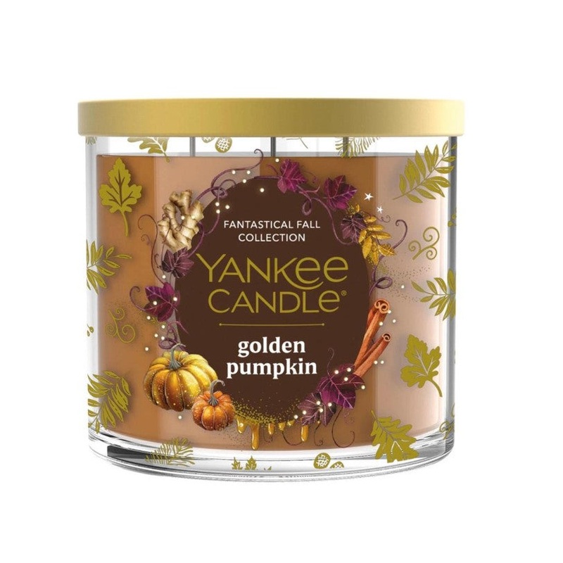 Yankee Candle 3-Wick Candle – Golden Pumpkin
