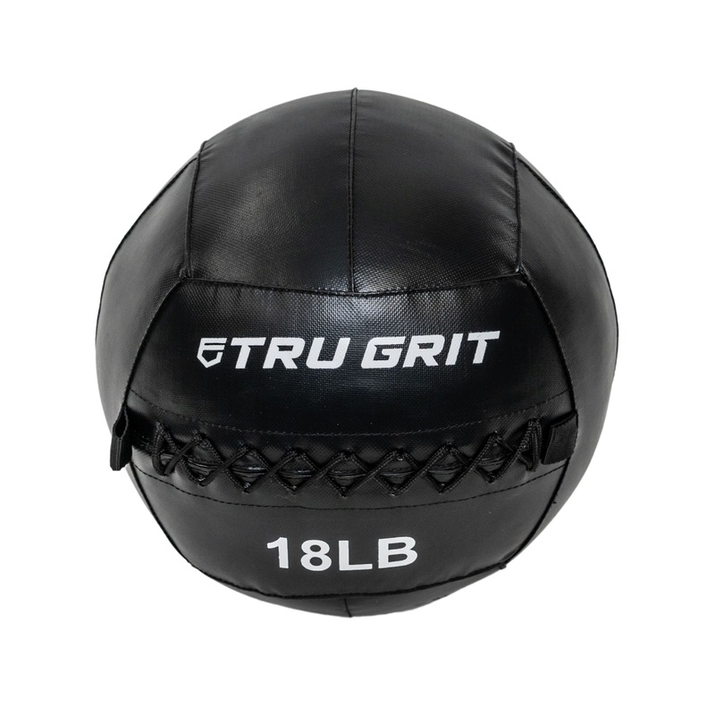 TRU GRIT 18 lbs. Medicine Wall Ball