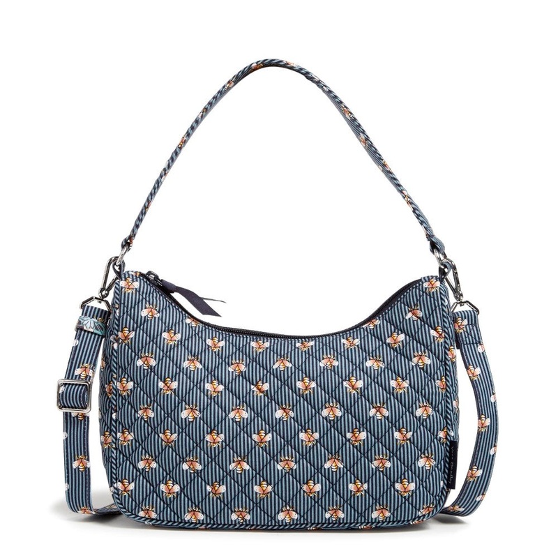 Vera Bradley Frannie Crescent Crossbody Handbag