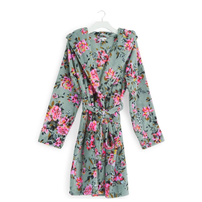 Vera Bradley Womens Plush Fleece Robe – Size Size/Medium