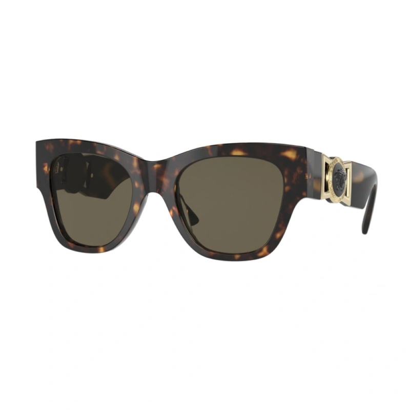 Versace Cat Eye Non-Polarized Sunglasses – Havana/Brown