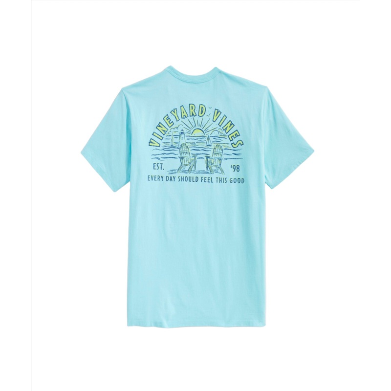 Vineyard Vines Mens Adirondack Lighthouse Long Sleeve T-Shirt