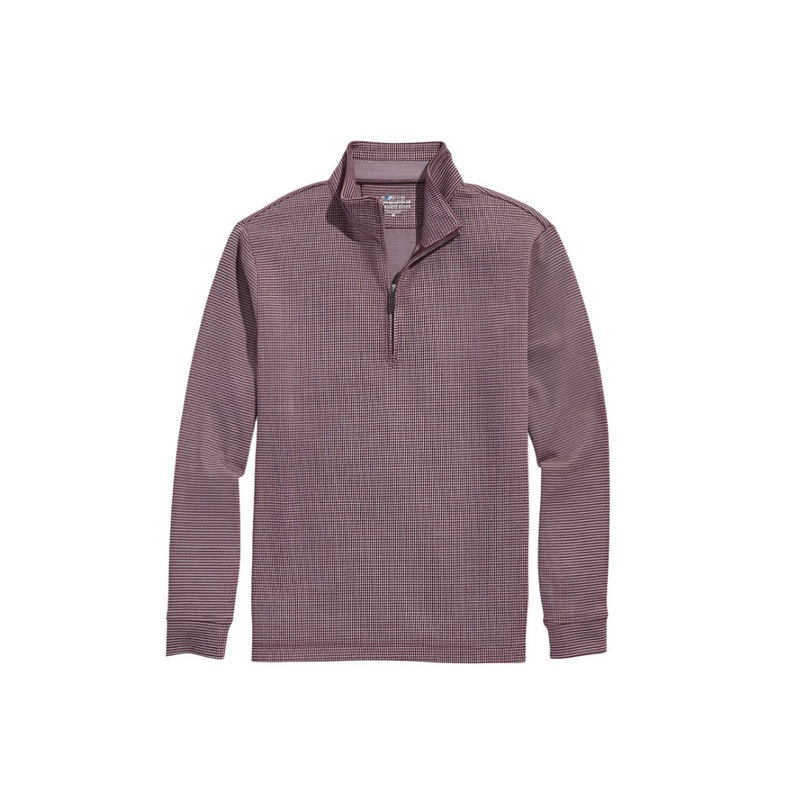 Vineyard Vines Mens Bluffs Golf Quarter-Zip Pullover Sweater