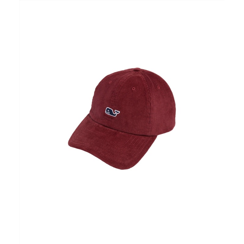 Vineyard Vines Mens Corduroy Whale Baseball Hat