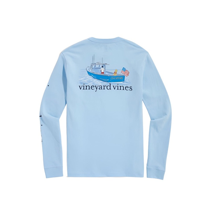 vineyard Vines Mens Doodle Co-Captain Long Sleeve T-Shirt