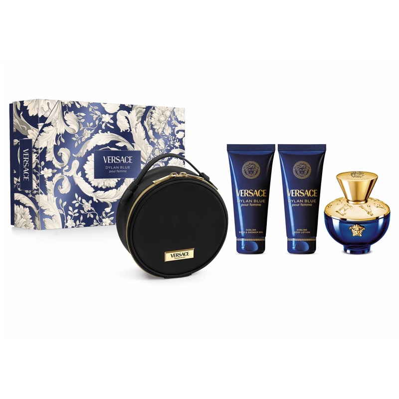 Versace Dylan Blue Pour Femme Eau de Parum 4-Piece Gift Set