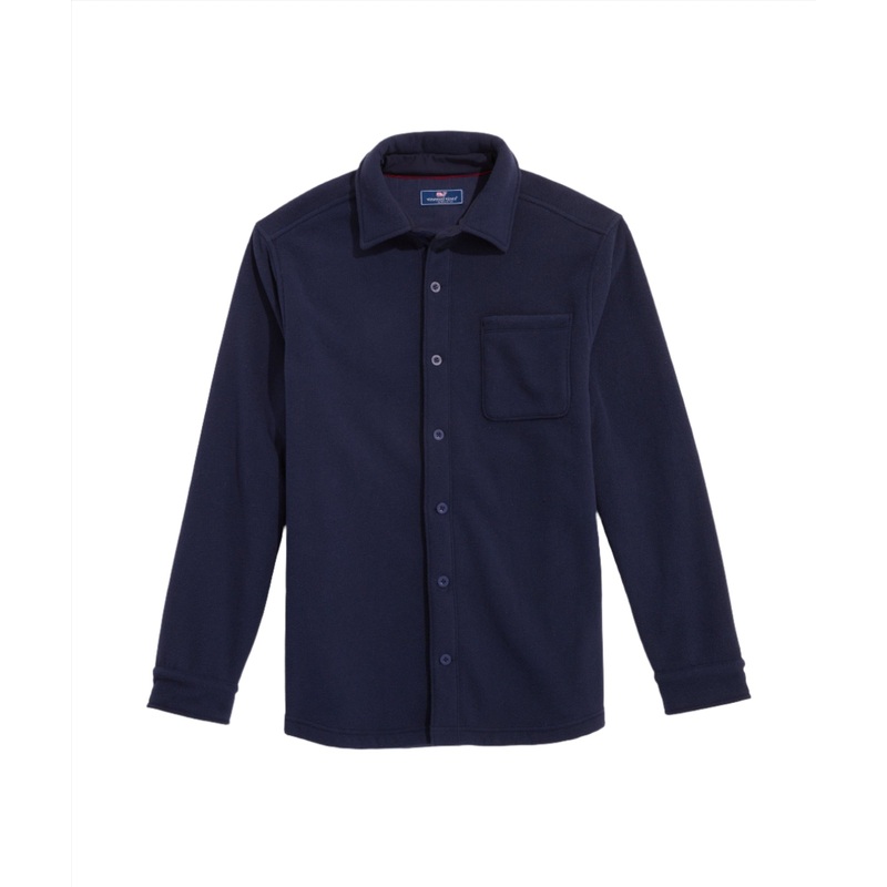Vineyard Vines Mens Harbor Fleece Shirt Jacket