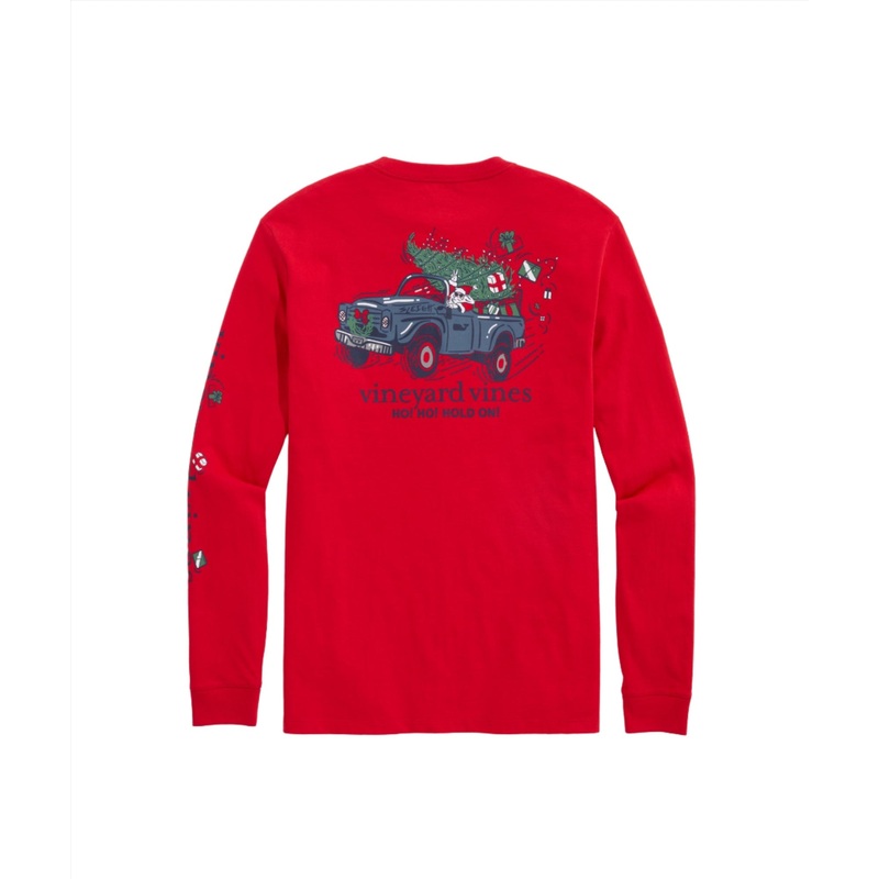 Vineyard Vines Mens Ho Ho Hold On Long Sleeve T-Shirt