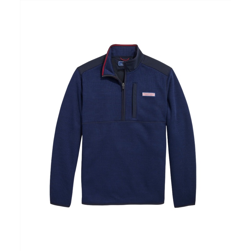Vineyard Vines Mens Mountain Sweater Fleece 1/4 Zip Sweatshirt