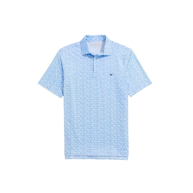 Vineyard Vines Mens Printed Sankaty Polo Shirt