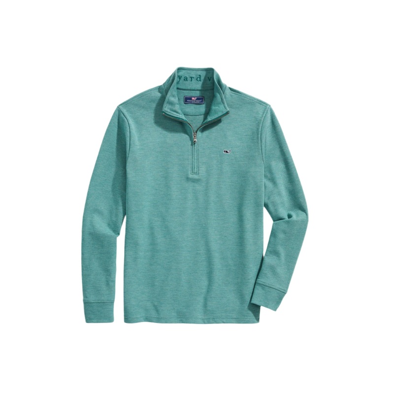 Vineyard Vines Mens Saltwater 1/4 Zip Long Sleeve Shirt