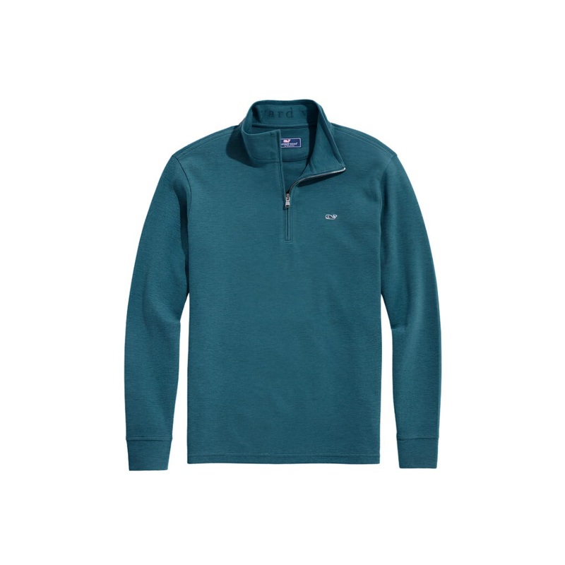 Vineyard Vines Mens Saltwater 1/4 Zip Pullover Sweater