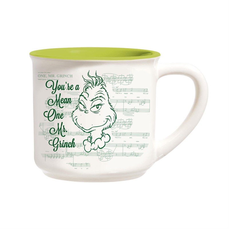 Enesco Studio Brands Mr. Grinch Song Mug – 18 oz.