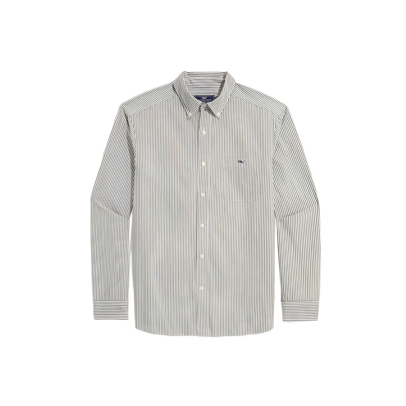 Vineyard Vines Mens Stretch Poplin Long Sleeve Button Down Shirt