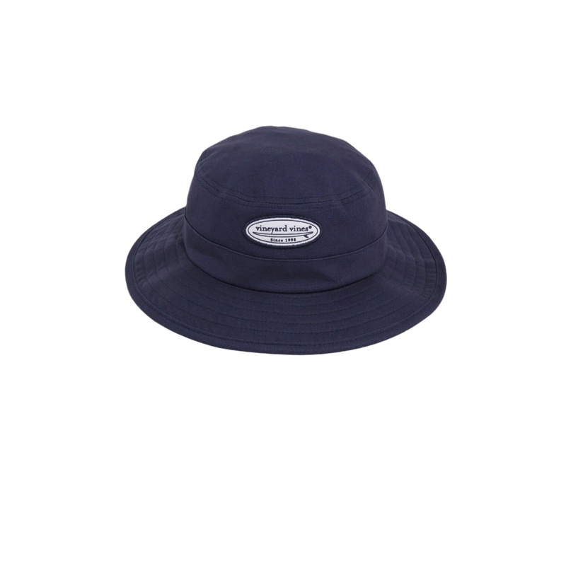 Vineyard Vines Mens Surf Patch Canvas Bucket Hat