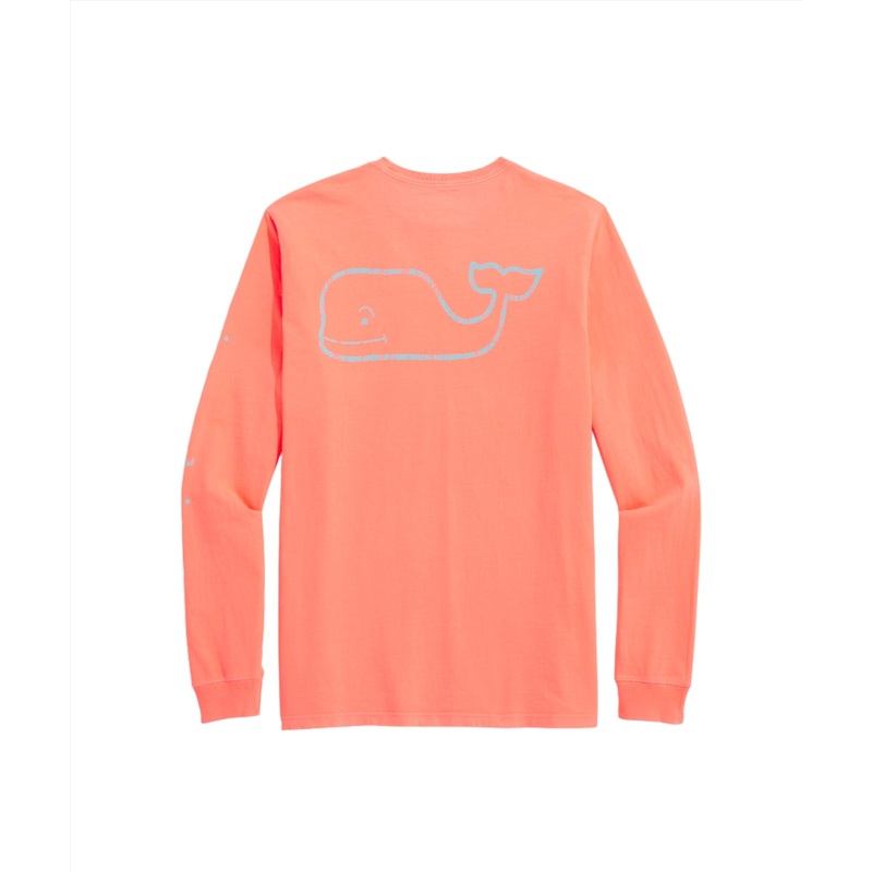 Vineyard Vines Mens Vintage Whale Long Sleeve T-Shirt