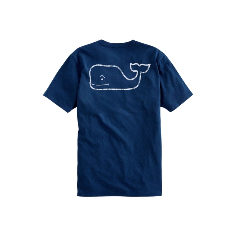 Vineyard Vines Mens Vintage Whale Pocket Short Sleeve T-Shirt
