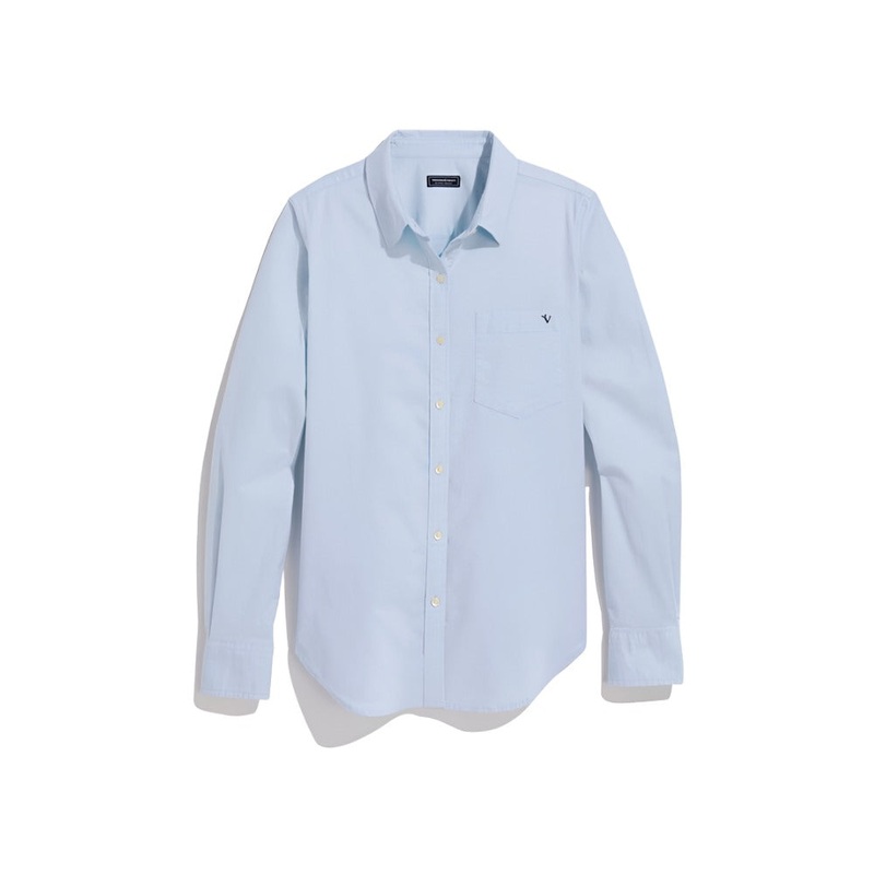 Vineyard Vines Womens Bayview Oxford Long Sleeve Button Down Shirt