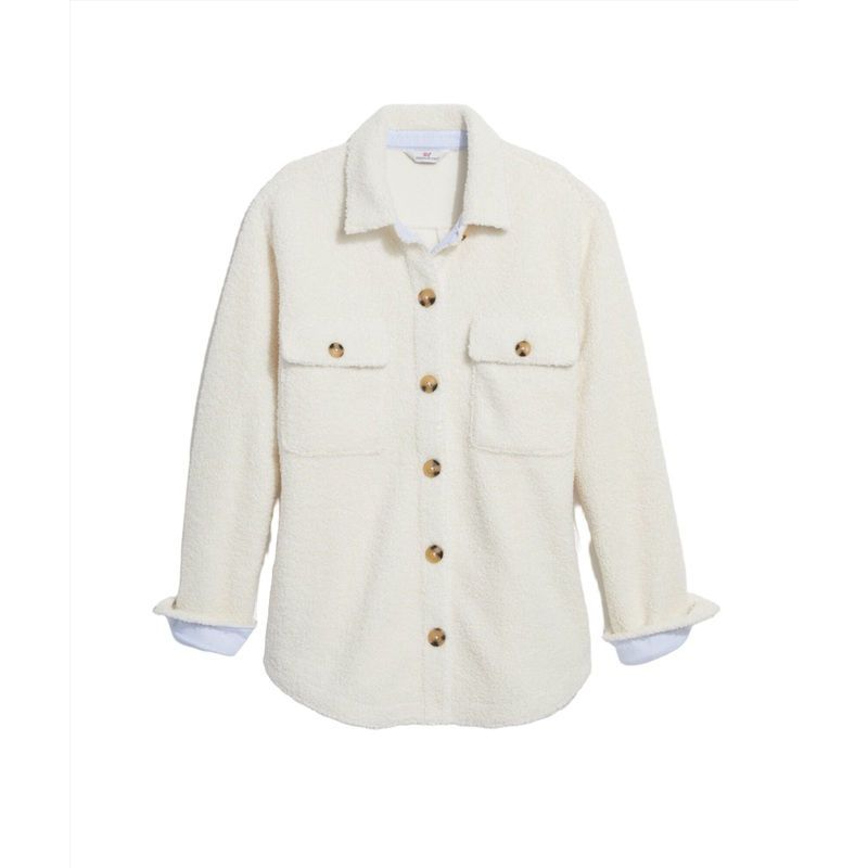 Vineyard Vines Womens Boucle Shirt Jacket