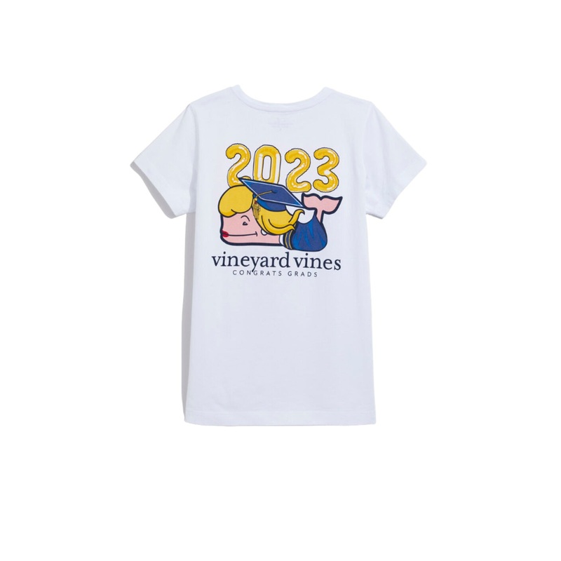 Vineyard Vines Womens Graduation Whale Short Sleeve T-Shirt
