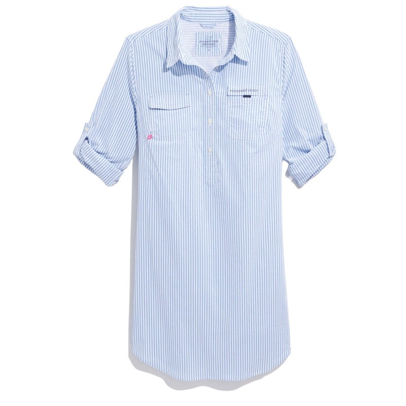 Vineyard Vines Womens Harbor Cover-Up Shirt