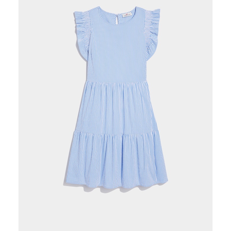 Vineyard Vines Womens Harbor Ruffle Dress