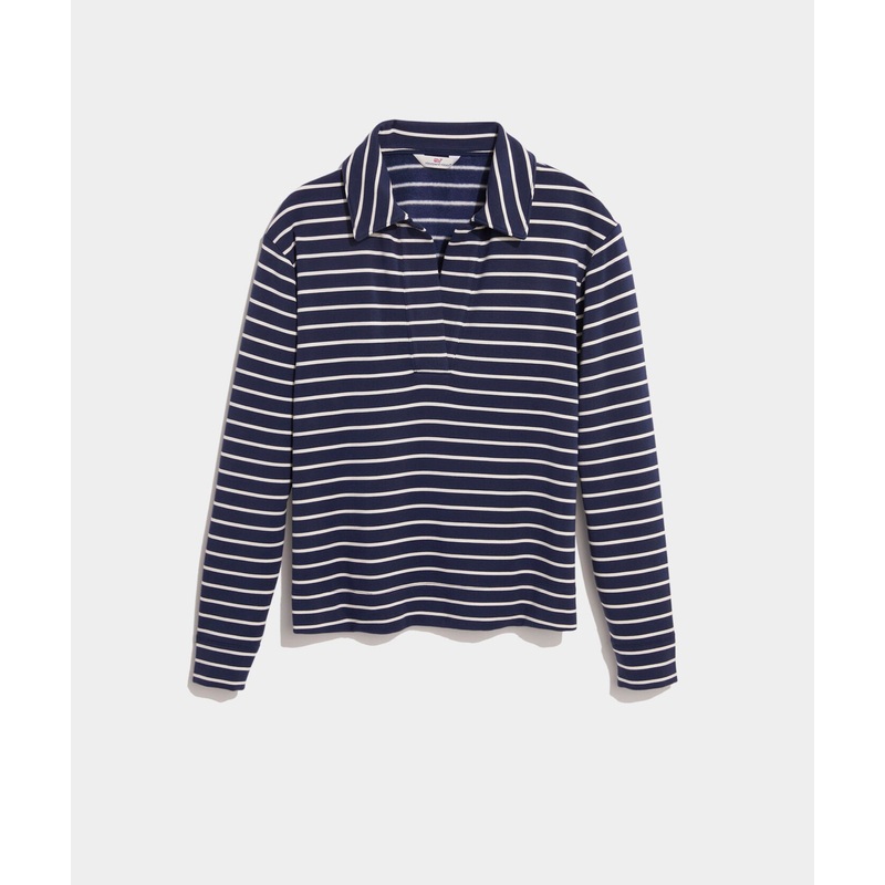 Vineyard Vines Womens Striped Dreamcloth Polo Shirt