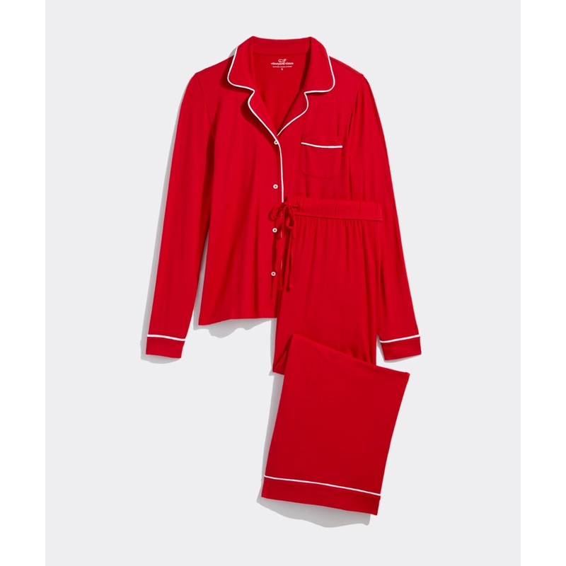 Vineyard Vines Womens Super Soft Knit Pajama Set