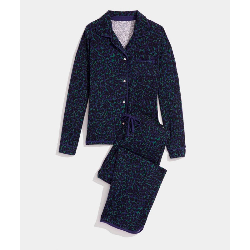 Vineyard Vines Womens Super Soft Printed Knit Pajama Set