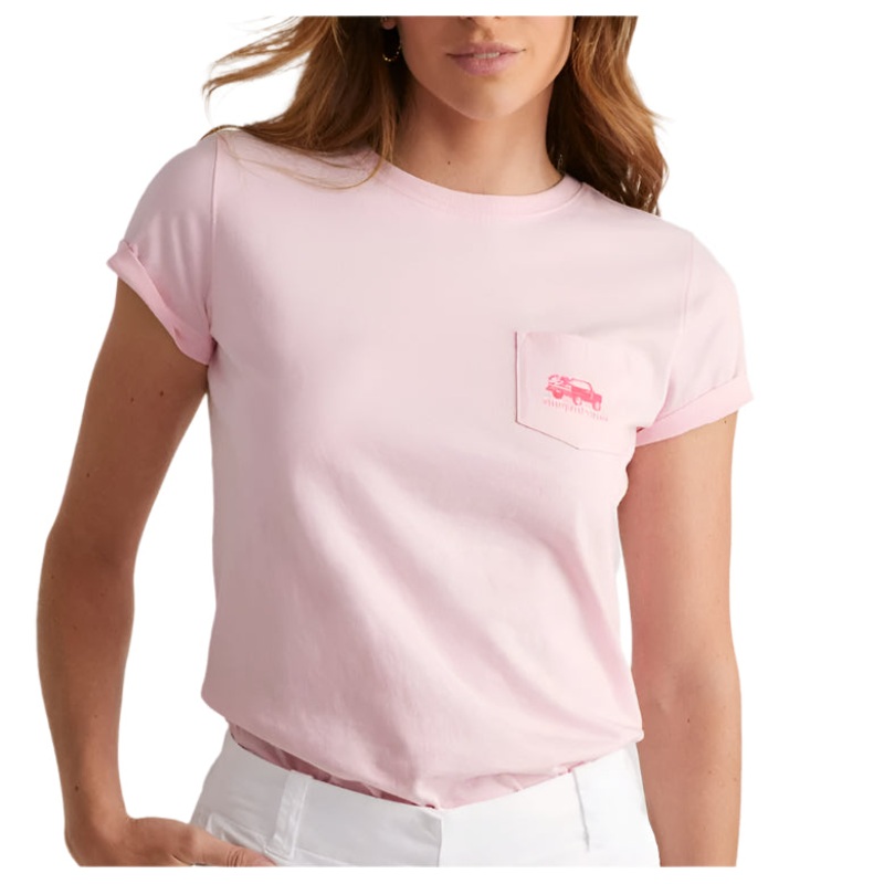 Vineyard Vines Womens Truck View Short Sleeve T-Shirt