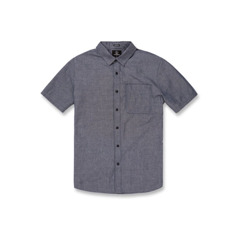 Volcom Mens Date Knight Short Sleeve Shirt