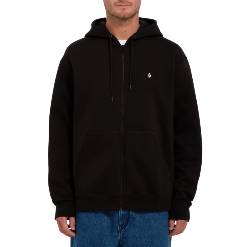 Volcom Mens Single Stone Zip Hoodie Sweatshirt