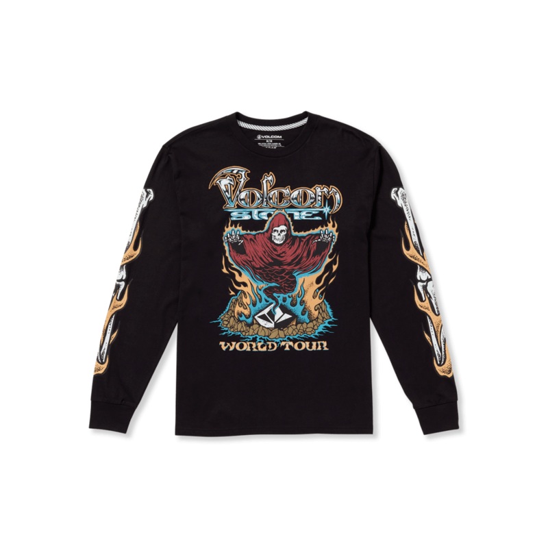Volcom Mens Stone Ghost Long Sleeve T-Shirt