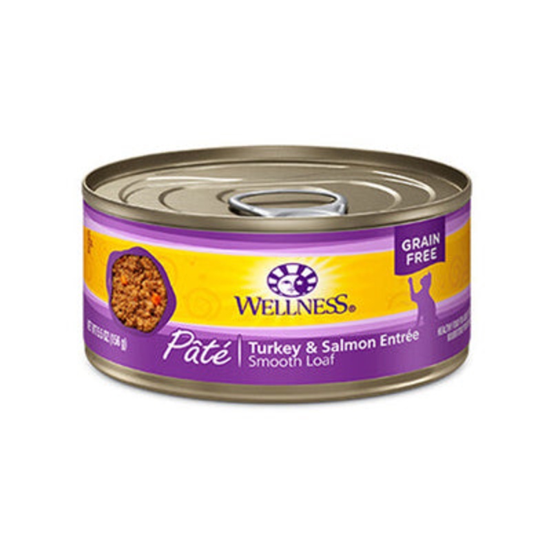 Wellness Canned Wet Cat Food – Turkey & Salmon