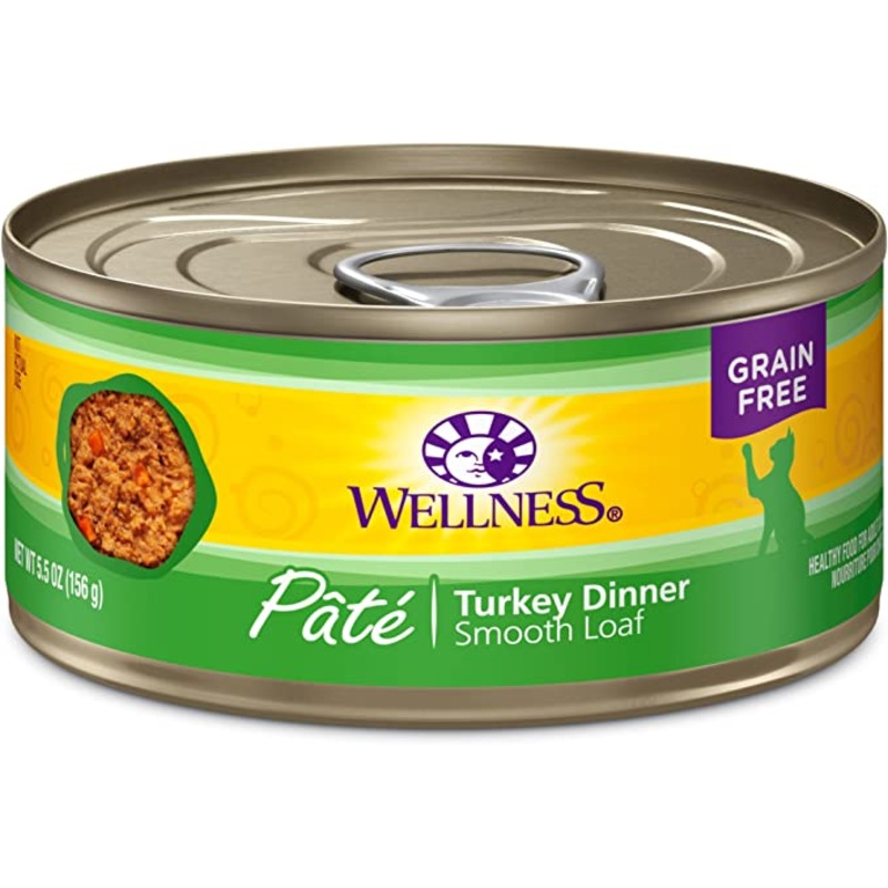 Wellness Complete Health Pate Turkey Wet Cat Food – 5.5 oz.