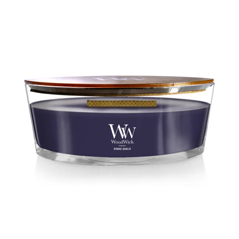 WoodWick Ellipse Candle – Hinoki Dahlia