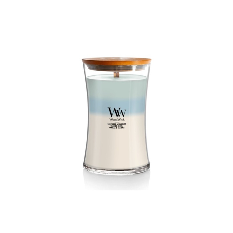 WoodWick Large Hourglass Candle – Oceanic Trilogy
