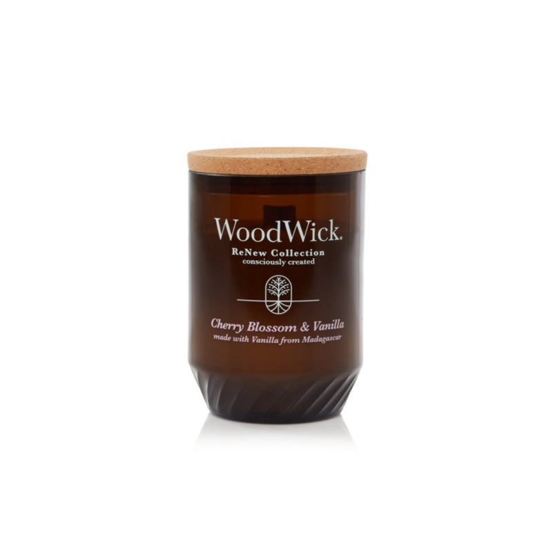 WoodWick Large ReNew Candle – Cherry Blossom & Vanilla