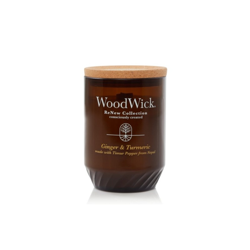 WoodWick Large ReNew Candle – Ginger & Turmeric