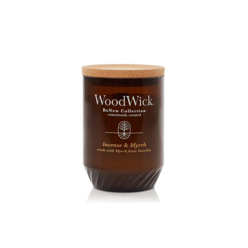 WoodWick Large ReNew Candle – Incense & Myrrh