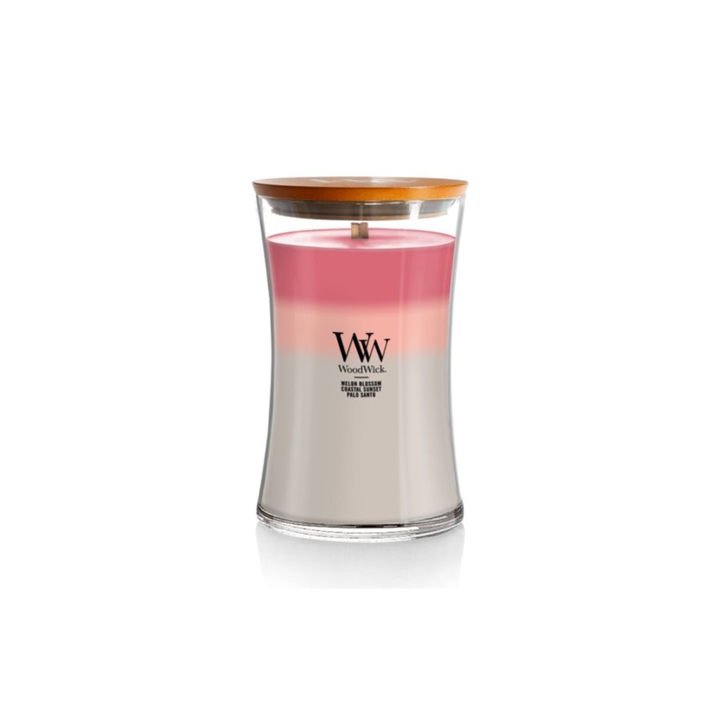 WoodWick Large Trilogy Hourglass Candle – Shoreline Trilogy