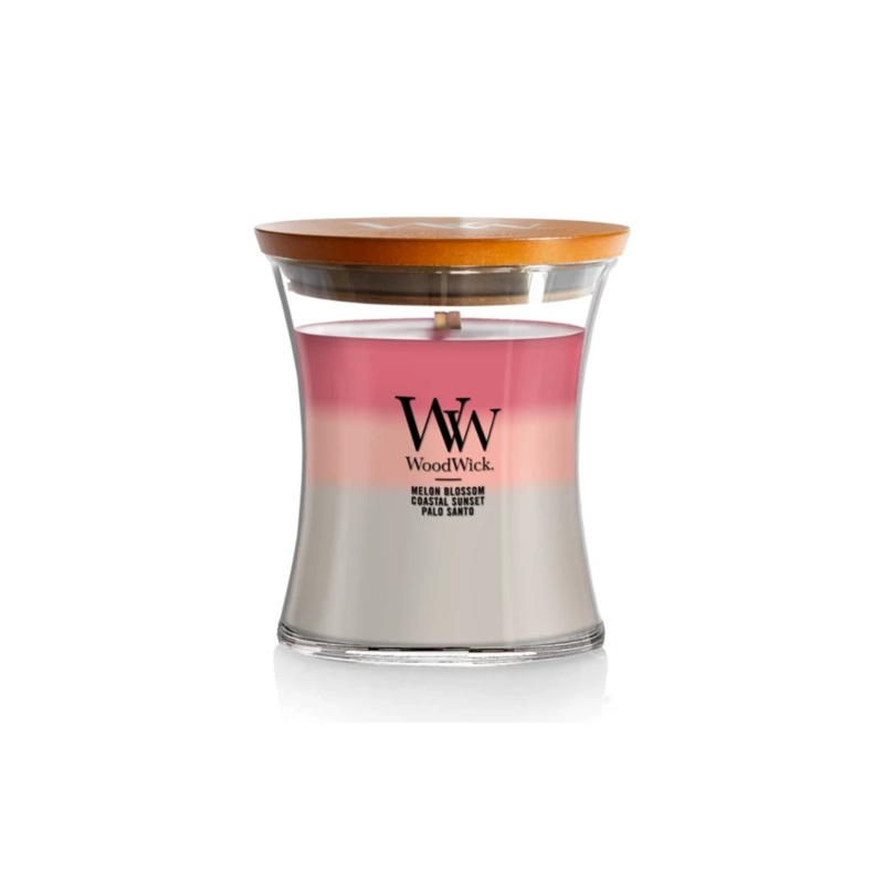 WoodWick Medium Hourglass Trilogy Candle – Shoreline Trilogy
