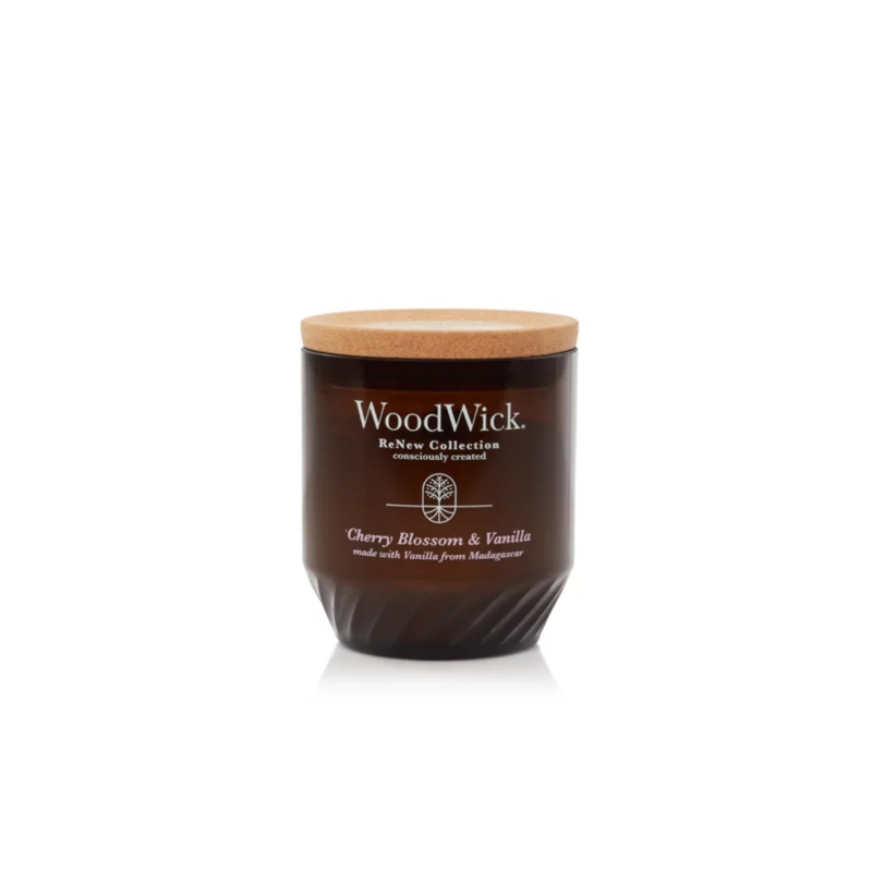 WoodWick Medium ReNew Candle – Cherry Blossom & Vanilla