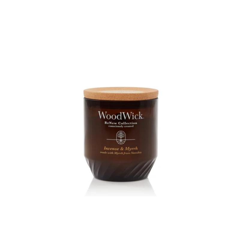 WoodWick Medium ReNew Candle – Incense & Myrrh