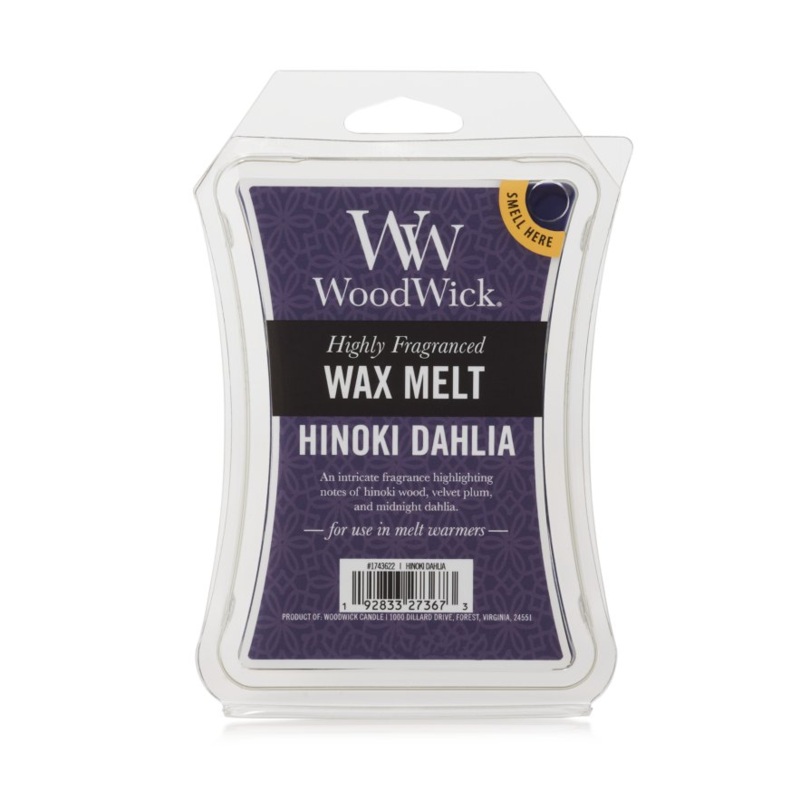 WoodWick Wax Melt – Hinoki Dahlia