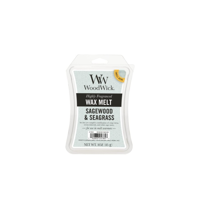 WoodWick Wax Melt – Sagewood & Seagrass